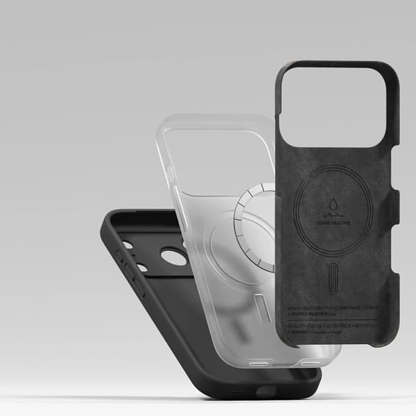 Tech-Protect Telefontaske til iPhone 17 Pro Max Magsafe Silikone - Navy Blå