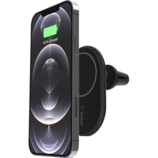 Belkin Magnetiskt Trådlöst Billaddare Luftventil - Svart Black