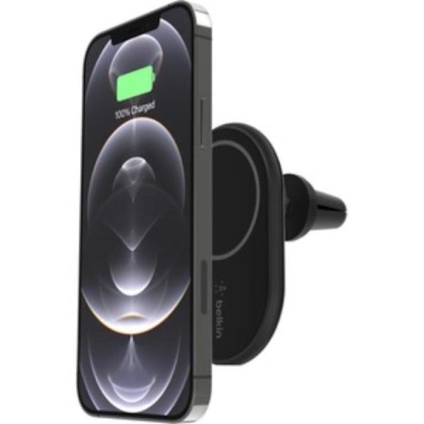 Belkin Magnetiskt Trådlöst Billaddare Luftventil - Svart Svart