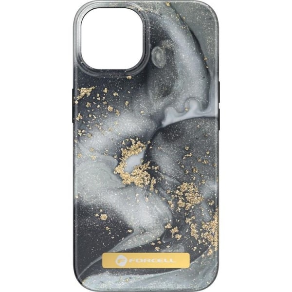 Forcell iPhone 15 Pro Mobiltaske Magsafe Mirage - Marble Mist