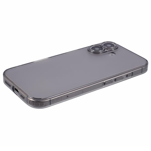 X-LEVEL Mobilskal till iPhone 16 Matte TempeRöd Glass TPU Svart