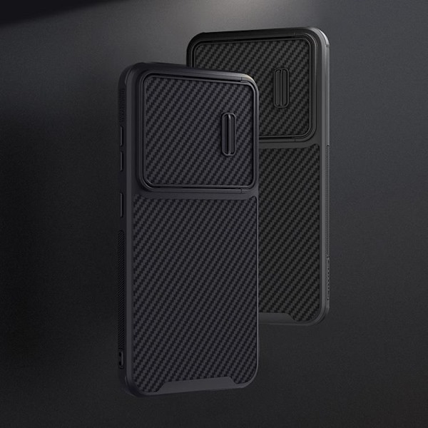 Nillkin Galaxy S23 Plus Mobilskal CamShield Synthetic Fiber - Svart Svart