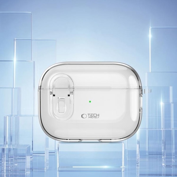 Tech-Protect Apple Airpods Pro 1/2 Skal Slim Hook - Clear