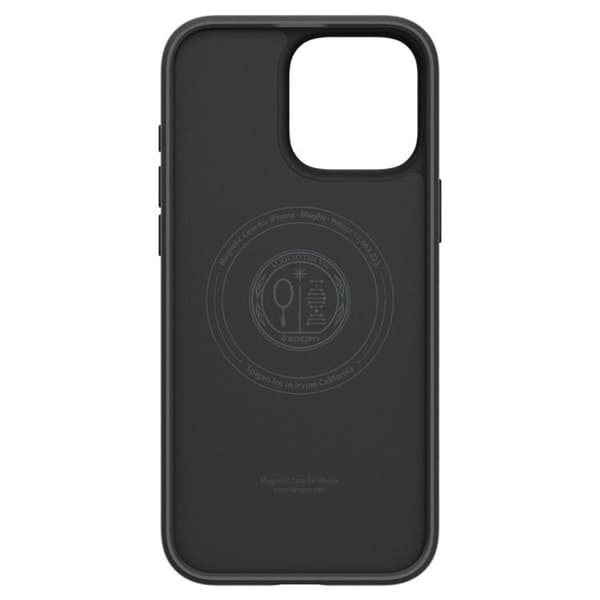 Spigen telefontaske til iPhone 16 Pro Max Magsafe Liquid Air „T“ - Mat sort Svart
