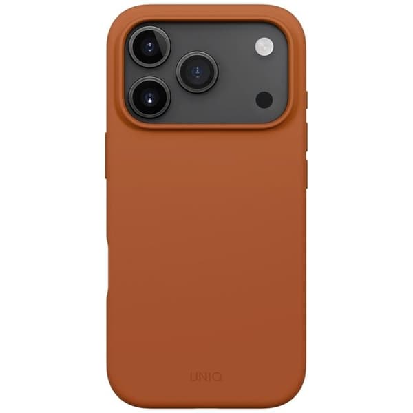 UNIQ Mobilskal till iPhone 17 Pro MagSafe Lino - Orange Orange