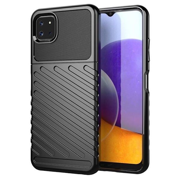 Thunder Flexible Skal Galaxy A22 - Svart Svart