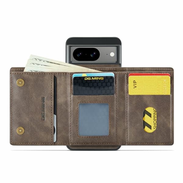 DG.MING M6 Series Mobilskal till Google Pixel 8 Magnetiskt Brun