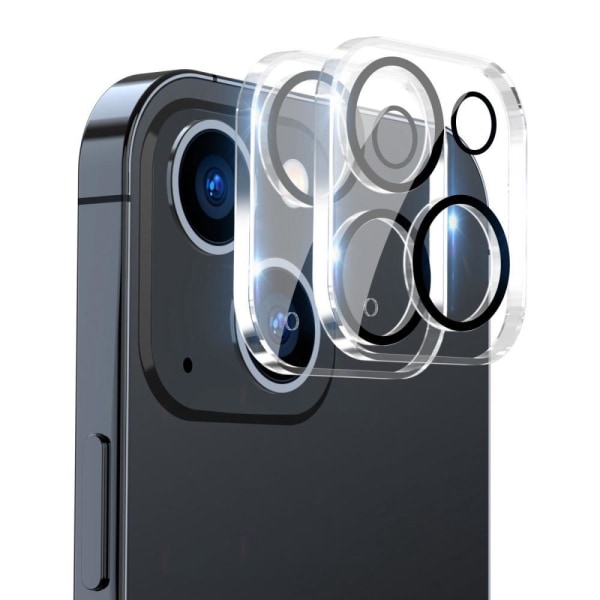 [6in1] BOOM iPhone 14 Skal - Kameralinsskydd - Härdat Glas - Mag