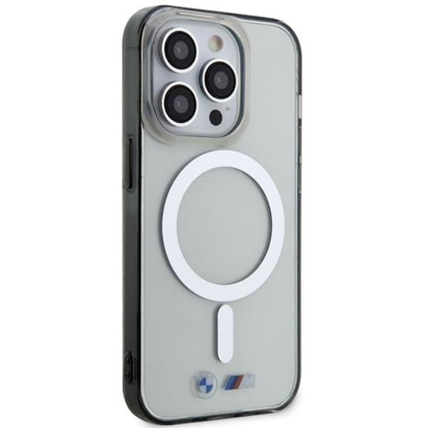 BMW Mobilskal till iPhone 14 Pro Max Magsafe Silver Ring - Transparent Transparent