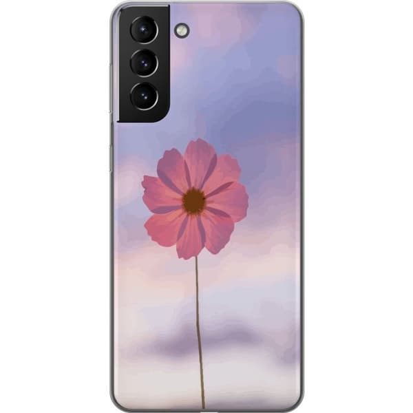 Mobilcover til Samsung Galaxy S21+ 5G med Rosa blomst