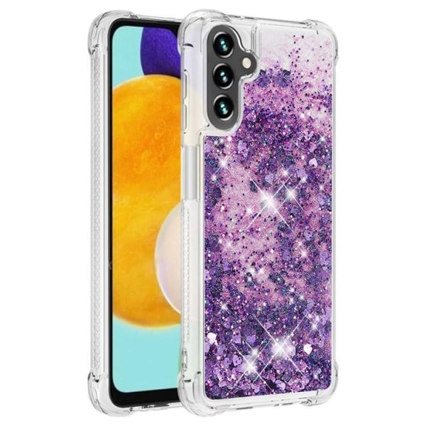 Galaxy A34 5G Mobilskal YB Quicksand Glitter TPU - Lila