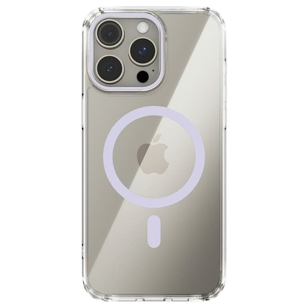 ABEEL Mobilskal till iPhone 14 Pro MagSafe Anti Scratch Klar TPU Lila
