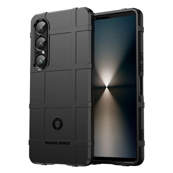 Mobilskal till Sony Xperia 1 VII Grid Scratch-Proof - Svart Svart