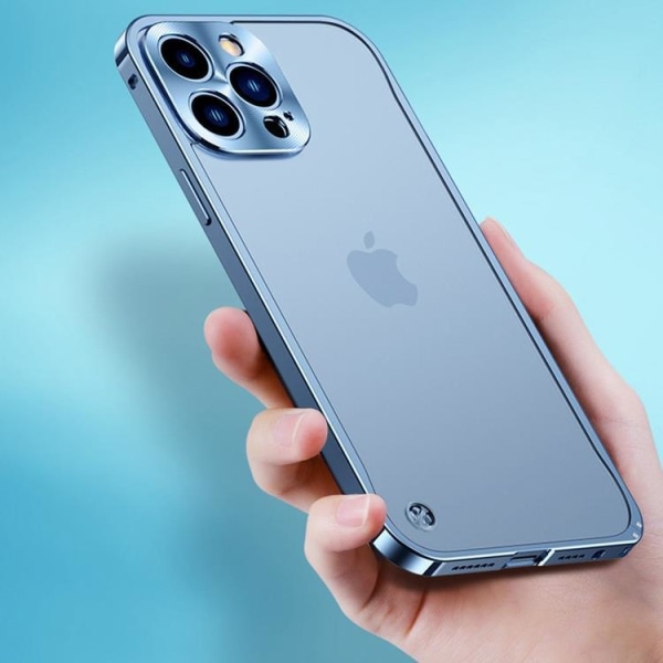 iPhone 13 Pro Shell Metal Slim - sininen