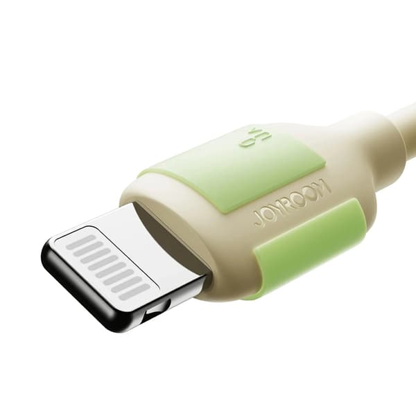Joyroom USB-A Till Lightning Kabel 3A 2m - Beige Beige