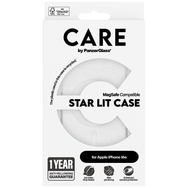 CARE iPhone 16e MagSafe Flagskib Urban StarLight Hvid Vit