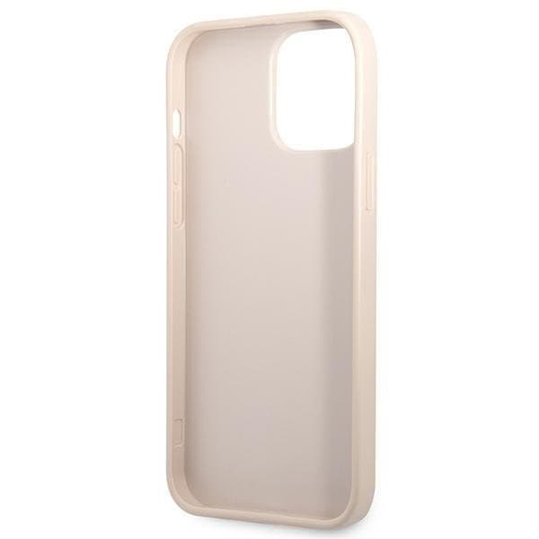 Guess iPhone 13 Pro Skal Kortholder 4G Triangle Logo - Rosa Rosa