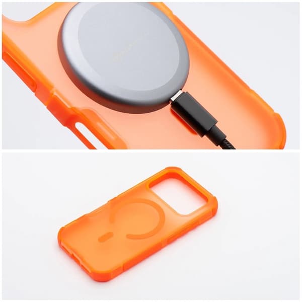 Forcell Mobilskal Magsafe För iPhone 17 Pro Max BumperX - Orange