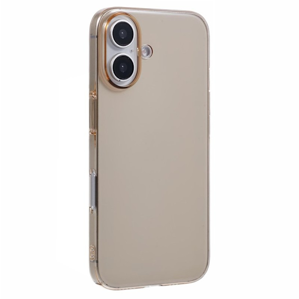 X-LEVEL Mobilskal till iPhone 16 Plus Hård PC Slim Fit Guld