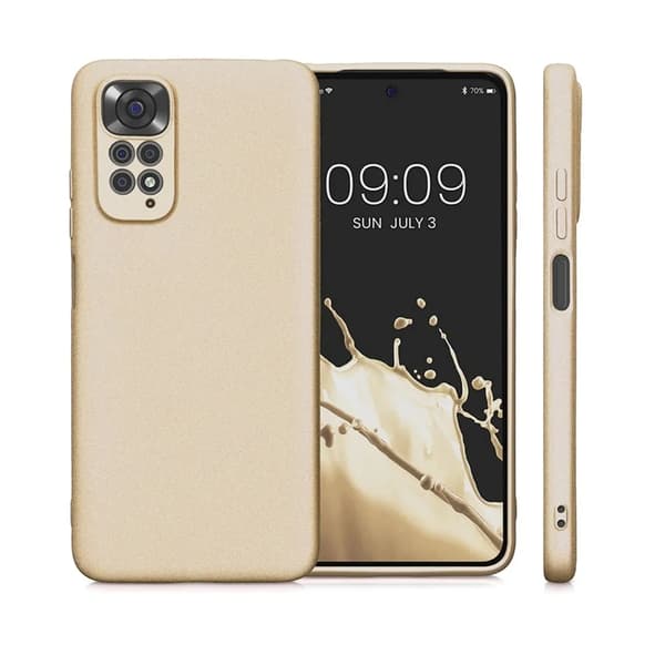 Telefontaske til Xiaomi Redmi Note 14 Pro 5G Metallisk - Guld Guld