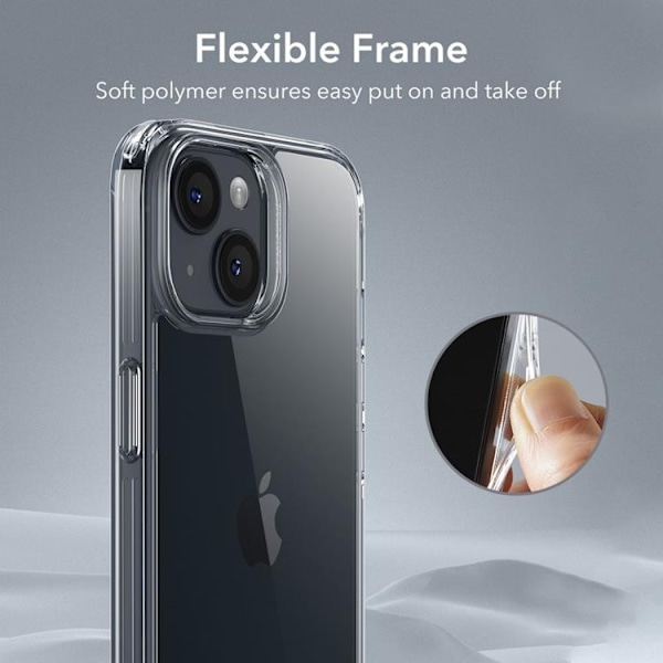 ESR Mobilskal till iPhone 15 Plus Ice Shield - Clear Transparent
