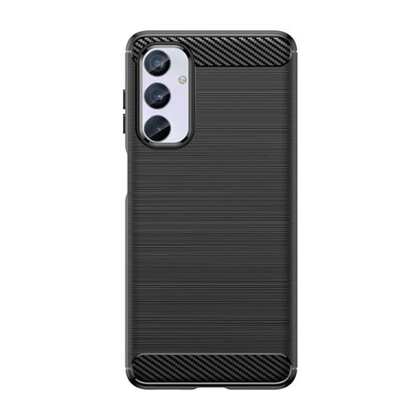 Telefontaske til Galaxy M54 Carbon Flexible - Sort Black