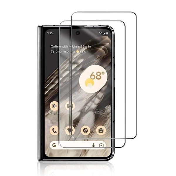 [2-PACK] Google Pixel Fold Härdat Glas Skärmskydd - Clear