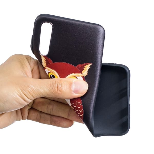 Flexicase Skal till Samsung Galaxy A50 - Uggla Mönster