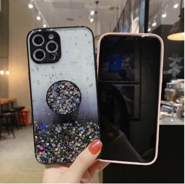 Round Pop Grip Skal iPhone 13 Pro - Turkos Turkos