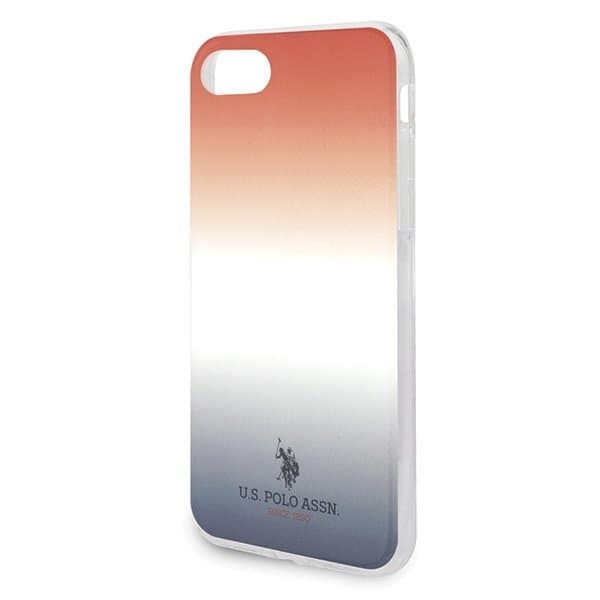U.S. Polo Assn. Gradient Pattern Collection iPhone 7/8/SE 20 Röd Red