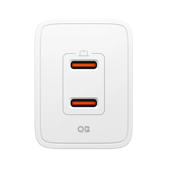 Spigen 2-Port Netværksoplader 47W ESSENTIAL EE472EU Vit