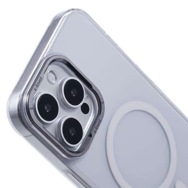 X-LEVEL Misty Series Mobilskal till iPhone 16 Pro Max MagSafe Matt Vit