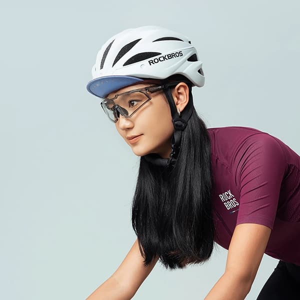 Rockbros Cykelkeps med Visir - Röd Röd