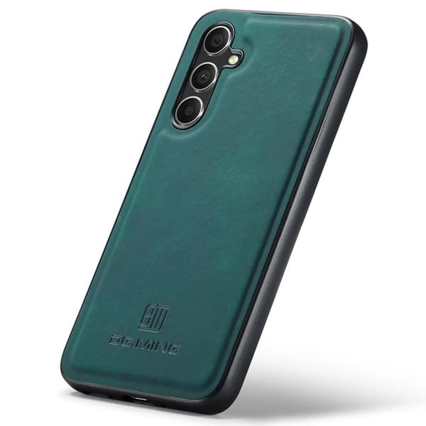 DG.MING Mobilskal till Samsung Galaxy S24 FE PU Läder Grön