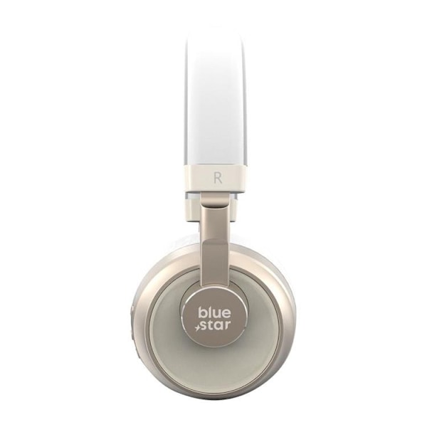 Blue Star Trådlösa Hörlurar Over-Ear Bluetooth - Vit Vit