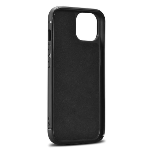 iCarer iPhone 14 Case Magsafe aito nahka - ruskea