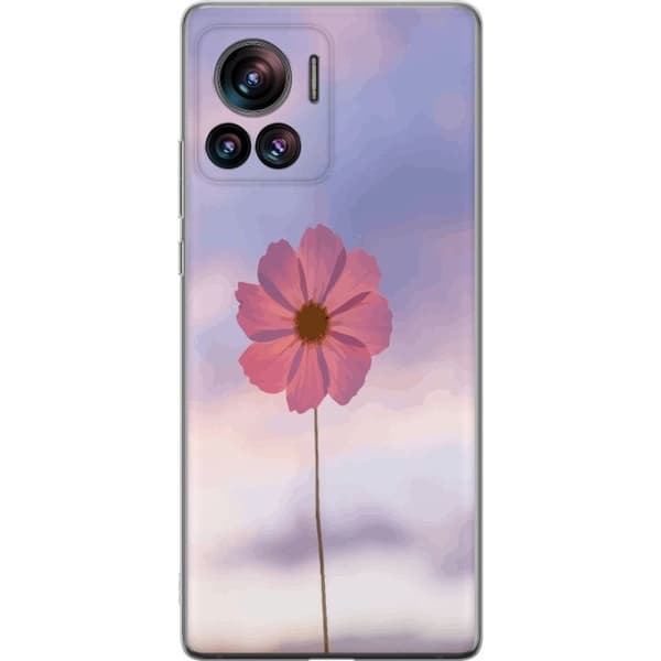Mobilskal till Motorola Edge 30 Ultra med Rosa blomma