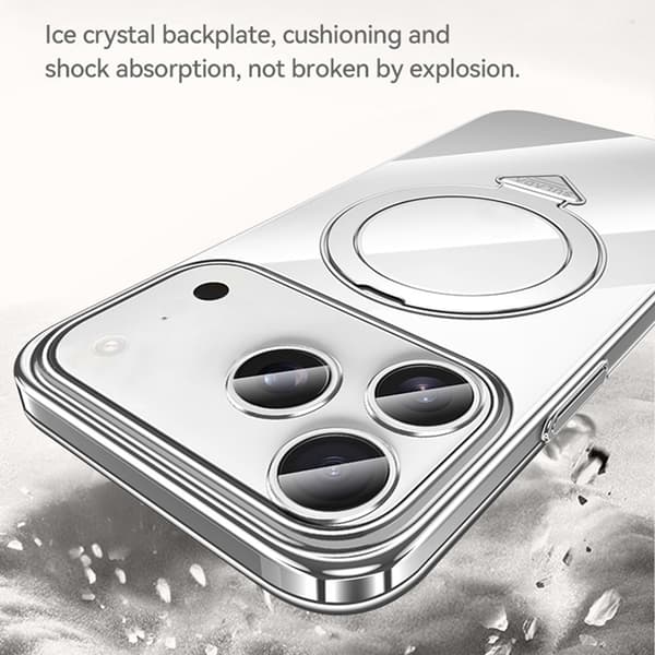 SULADA Mobilskal till iPhone 17 Pro MagSafe Electroplated - Titansvart Svart