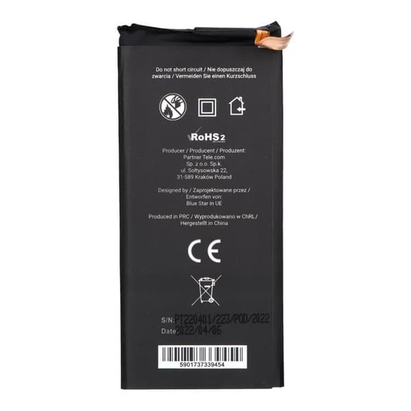 Blue Star Samsung S6 Edge Batteri 2600 mAh PREMIUM