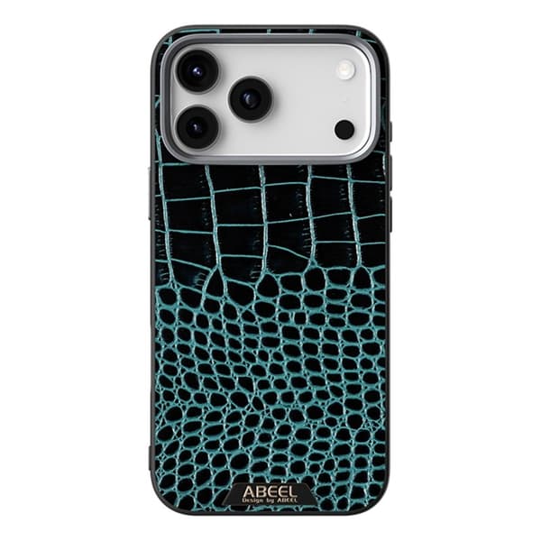 ABEEL Mobilskal till iPhone 17 Pro MagSafe Äkta Läder Grön