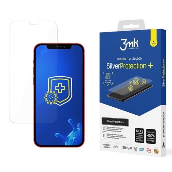 3mk iPhone 12 Mini Plastfilm skärmskydd Silver Protection+ Silver