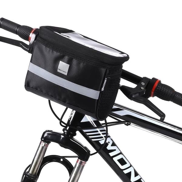 Wozinsky Cykelstyrväska 2L - Svart Svart