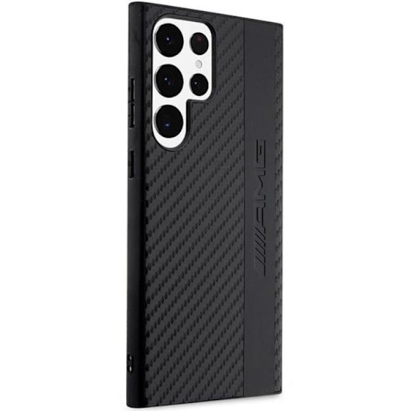 AMG Galaxy S23 Ultra Skal Carbon Stripe & Embossed - Svart Svart
