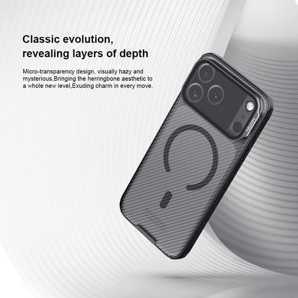 NILLKIN CamShield Prop Magnetic Serie Mobilskal till iPhone 17 Pro Max Clear