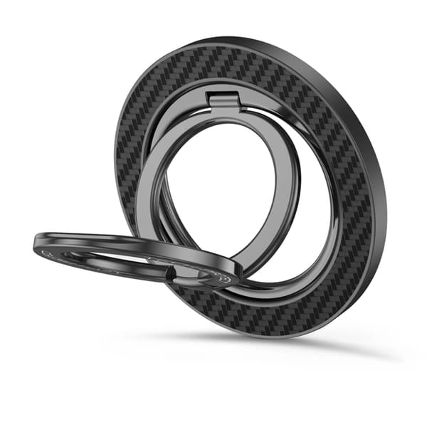 Tech-Protect Magnetisk MagSafe Mobil Ringhållare Carbon - Svart Svart