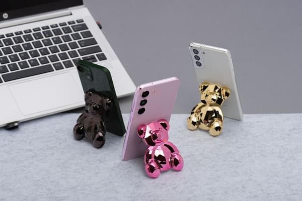 Mobilställ Stick-on BEAR - Rosa Rosa