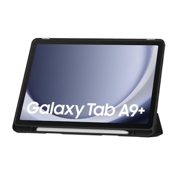 Tech-Protect Galaxy Tab A9 Plus Fodral med plats för pennna - Svart