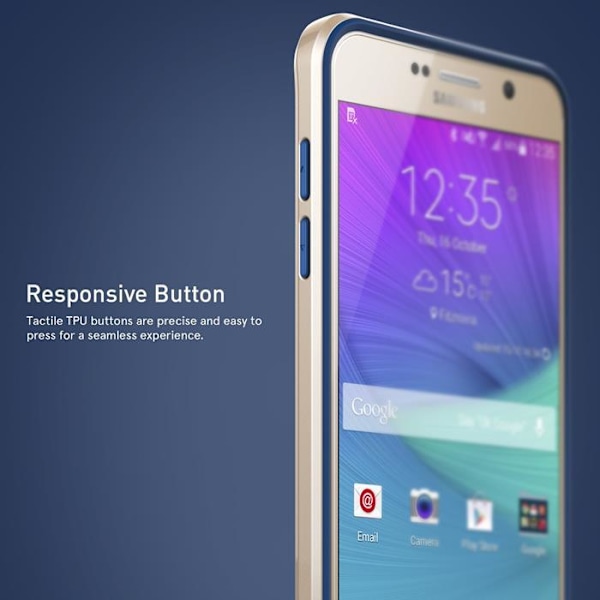 Caseology Wavelength Series BaksideSkal till Samsung Note 5 - Bl Blå