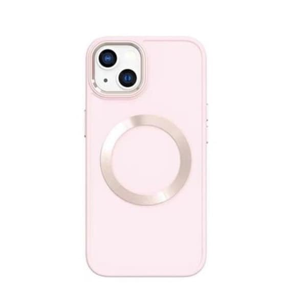 BOOM iPhone 14 Plus Skal Magsafe Liquid Silicone - Rosa Rosa