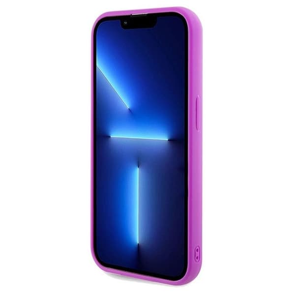 Guess Mobilskal till iPhone 14 Pro Max Disco Script Metal - Lila Lila